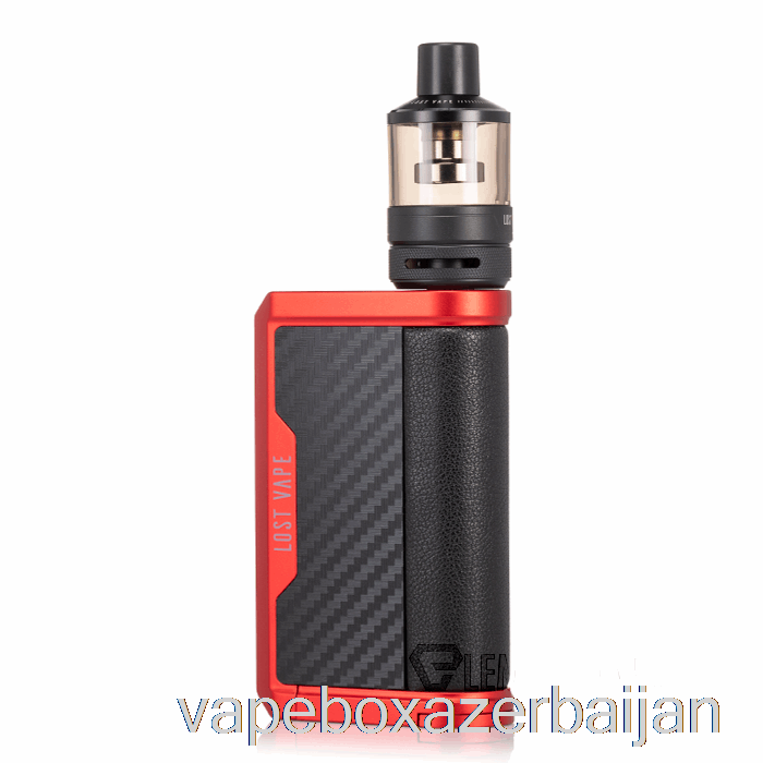 Vape Box Azerbaijan Lost Vape Centaurus Q200 Starter Kit [PODTANK] Matte Red Carbon Fiber